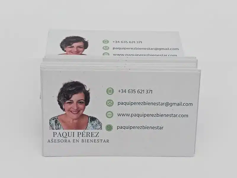 tarjeta paqui perez Tarjetas de Visita Paqui Pérez