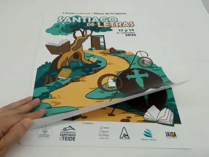 Impresión Carteles Santiago de letras